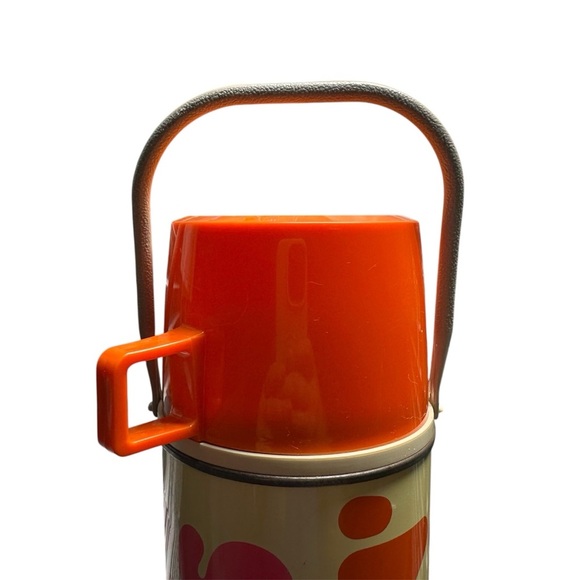 1980s Vintage Dunkin Donuts Thermos Large Coffee Made USA Metal - Picture 3 of 8